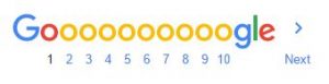 google search results